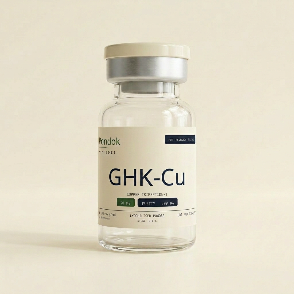 GHK-Cu — Research Peptide (Lyophilised, HPLC ≥99%) 50mg vial