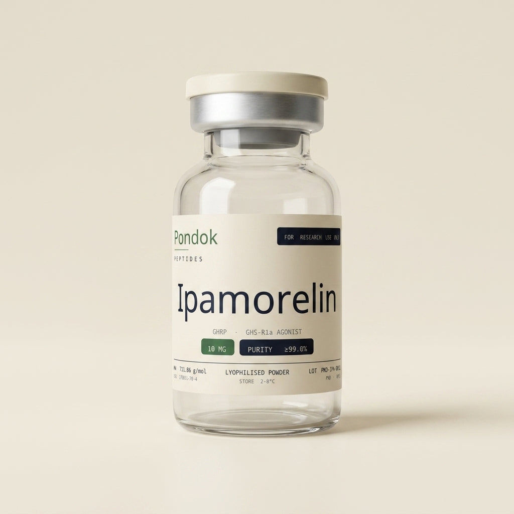 Ipamorelin — Research Peptide (Lyophilised, HPLC ≥99%) 10mg vial