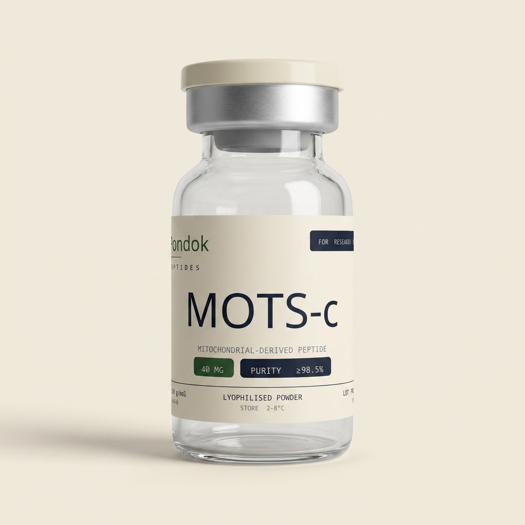 MOTS-c — Research Peptide (Lyophilised, HPLC ≥99%) 40mg vial